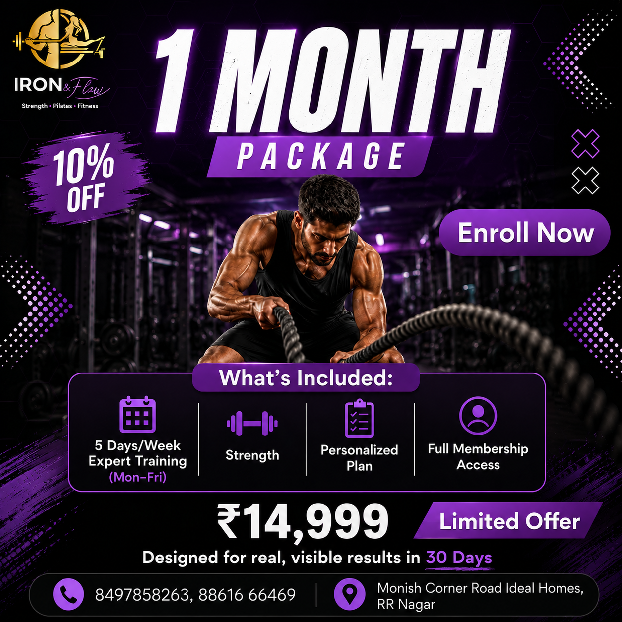1 Month Package